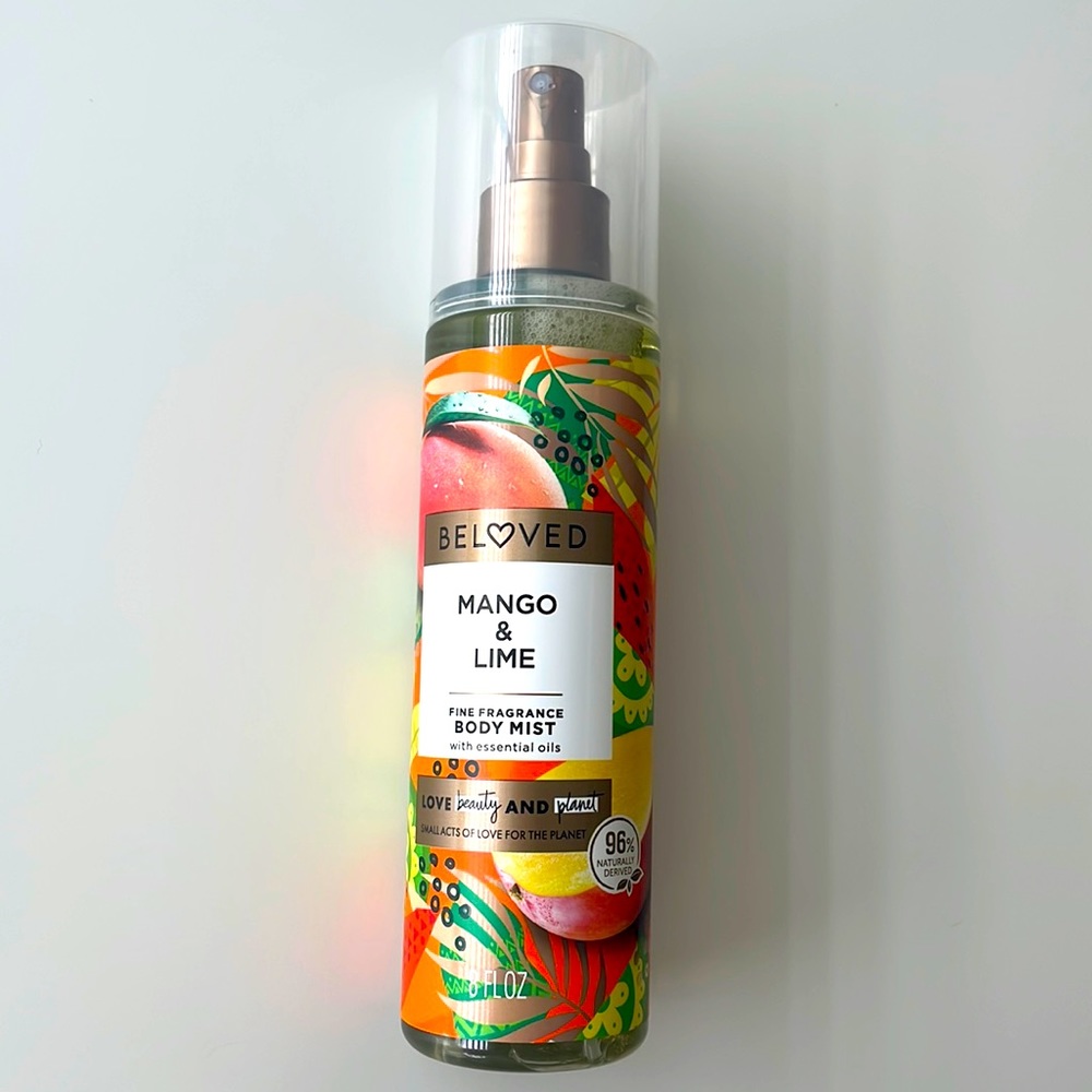 Beloved Mango lime tropical body mist
